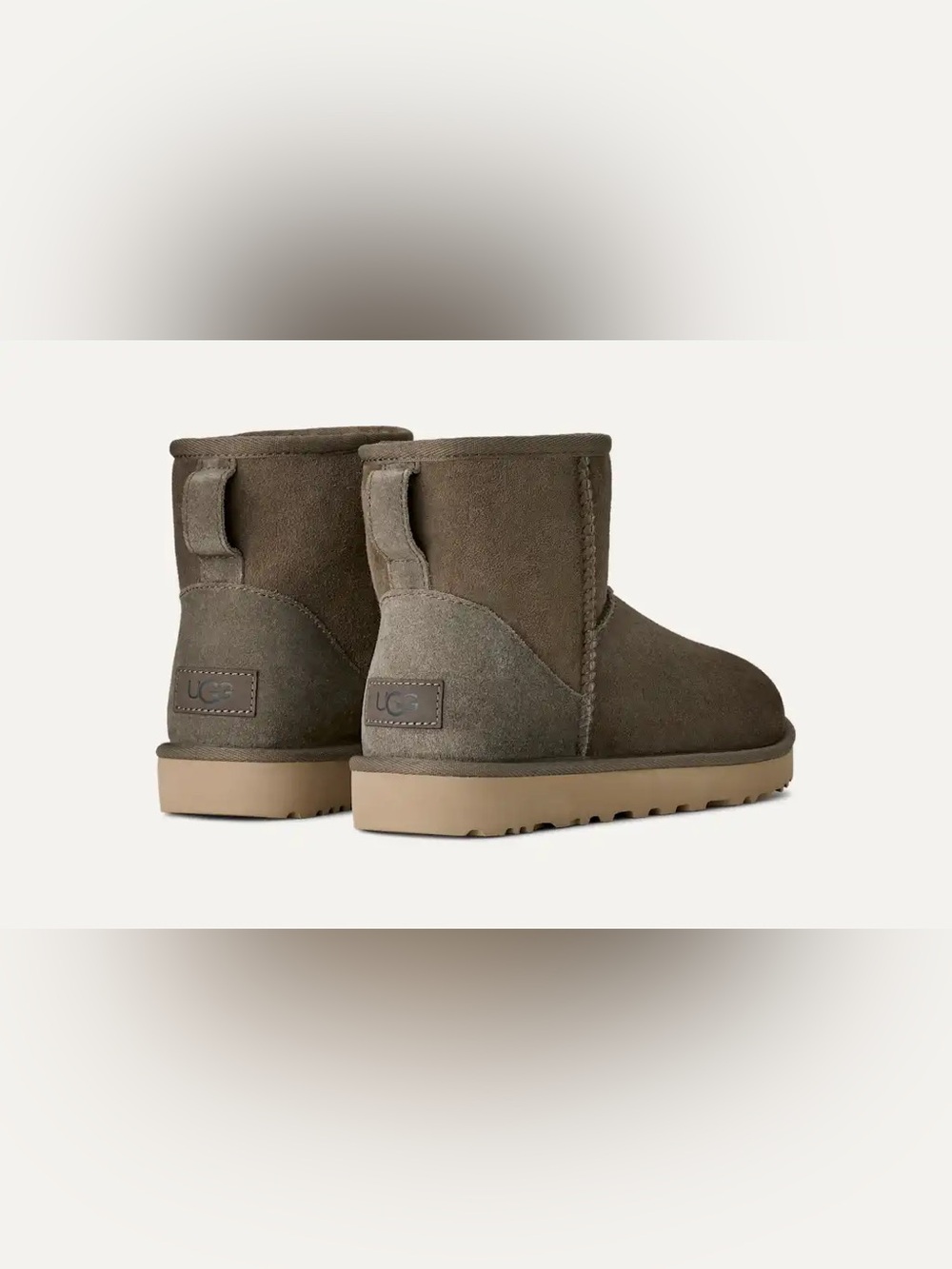UGG Classic Mini II Boots Suede Classic Sheepskin Fur Cozy Casual Lounge Wear